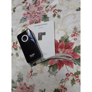 Vivitar Black Digital Mini Camcorder model DVR  410 with disc premium 8GB